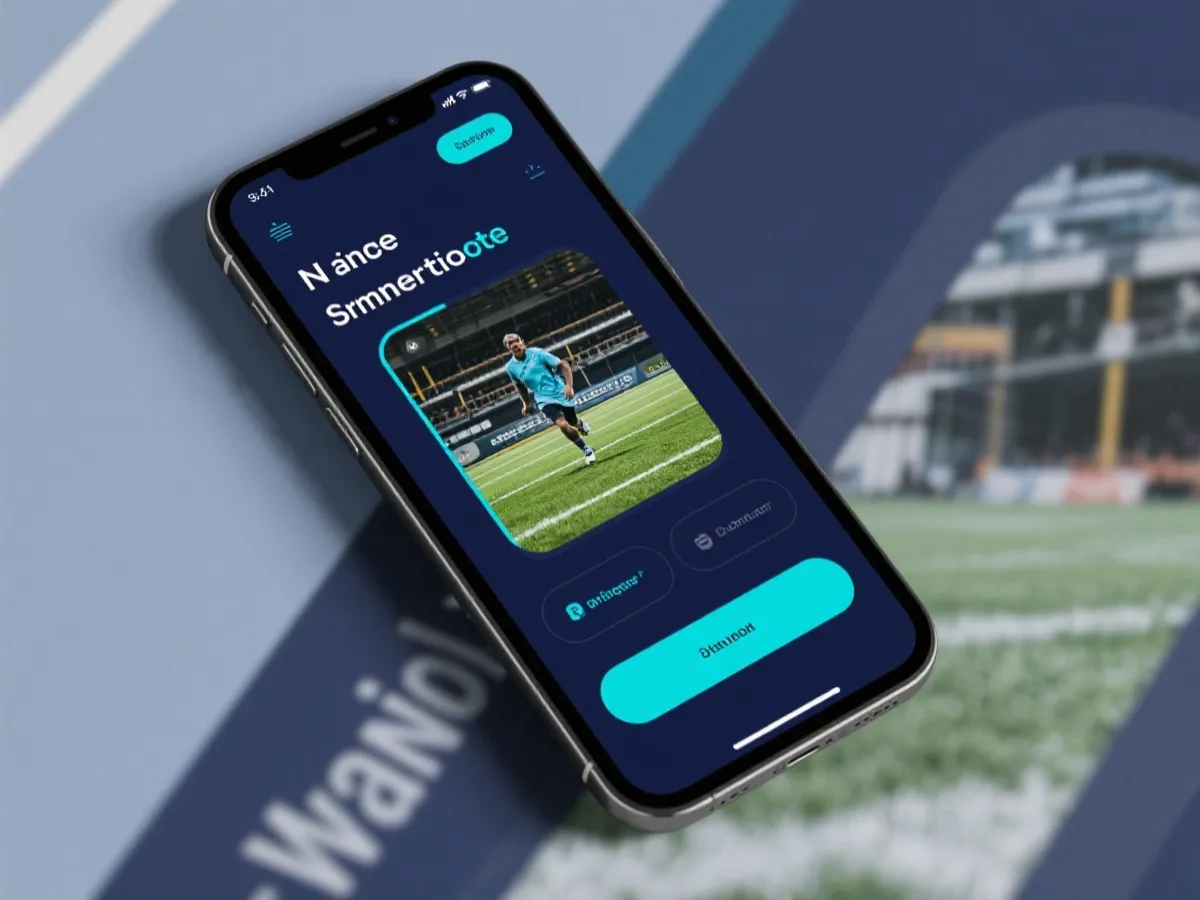 欧冠官方APP示意界面